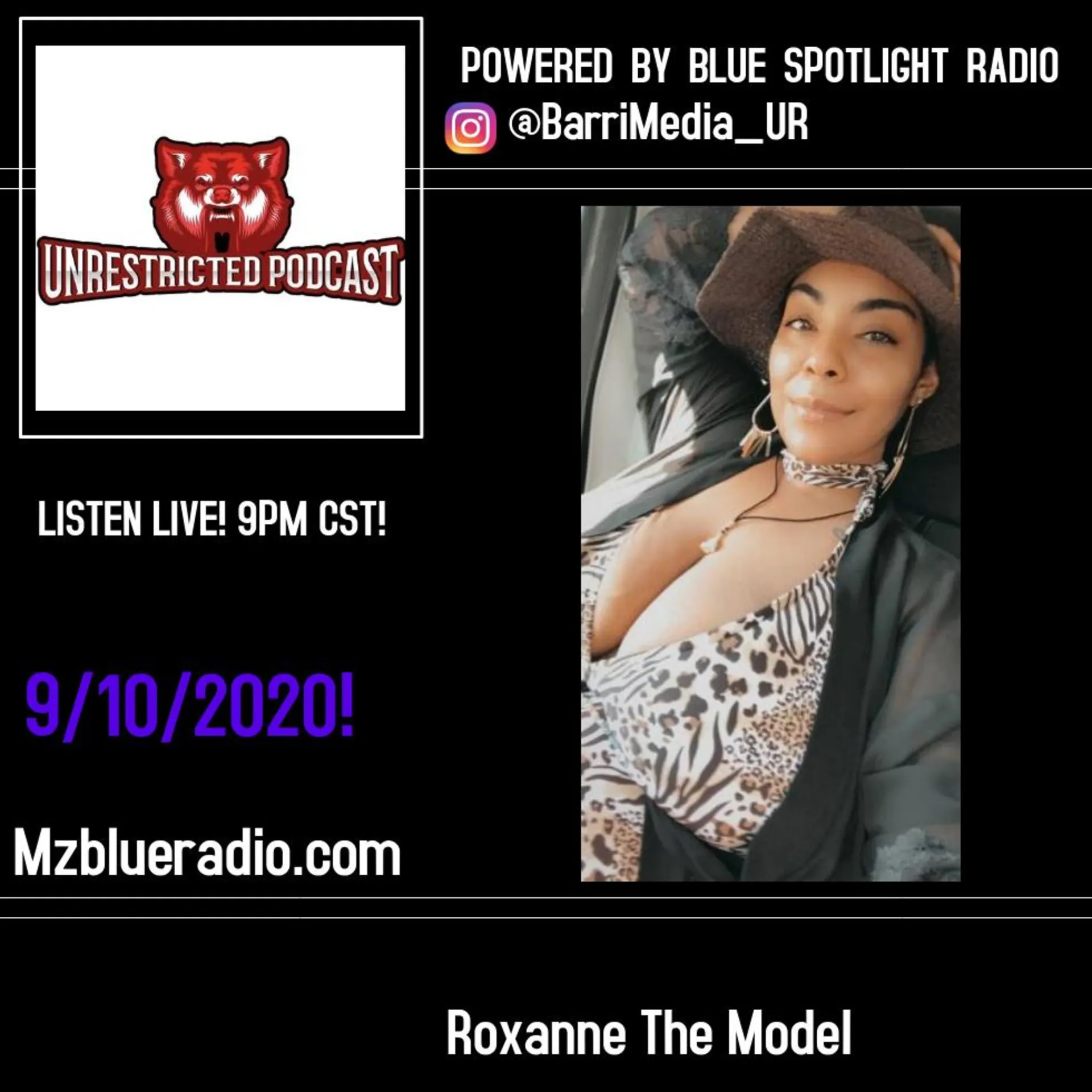 Getting Unrestricted With Runway Model & Actress Roxanne The Model