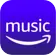 Amazon Music podcast player icon